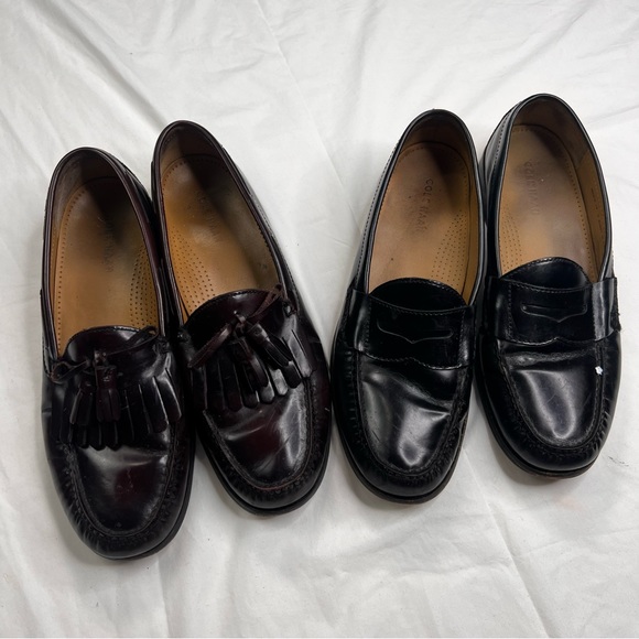 Cole Haan Pinch Penny Loafers C03503 & C02692 Pinch Shawl Bow II Sz 11 L090523 - Picture 1 of 16